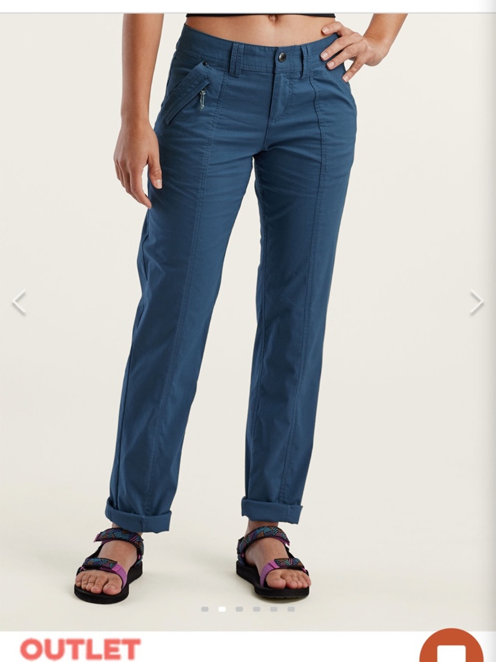 Title Nine Big B Women's Straight Leg Pants in green